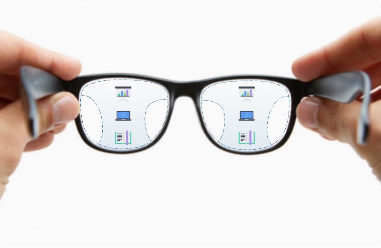 Очковые линзы офисного дизайна 2